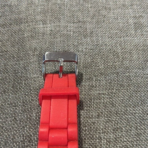 Geneva Platinum 7817 LC Japan Movement Stainless Steel Back Silicone Watch Zebra - Picture 5 of 6